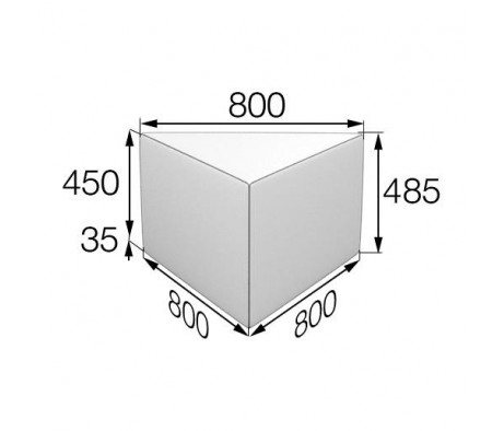 Пуф треугольный Or-p Оригами MVK